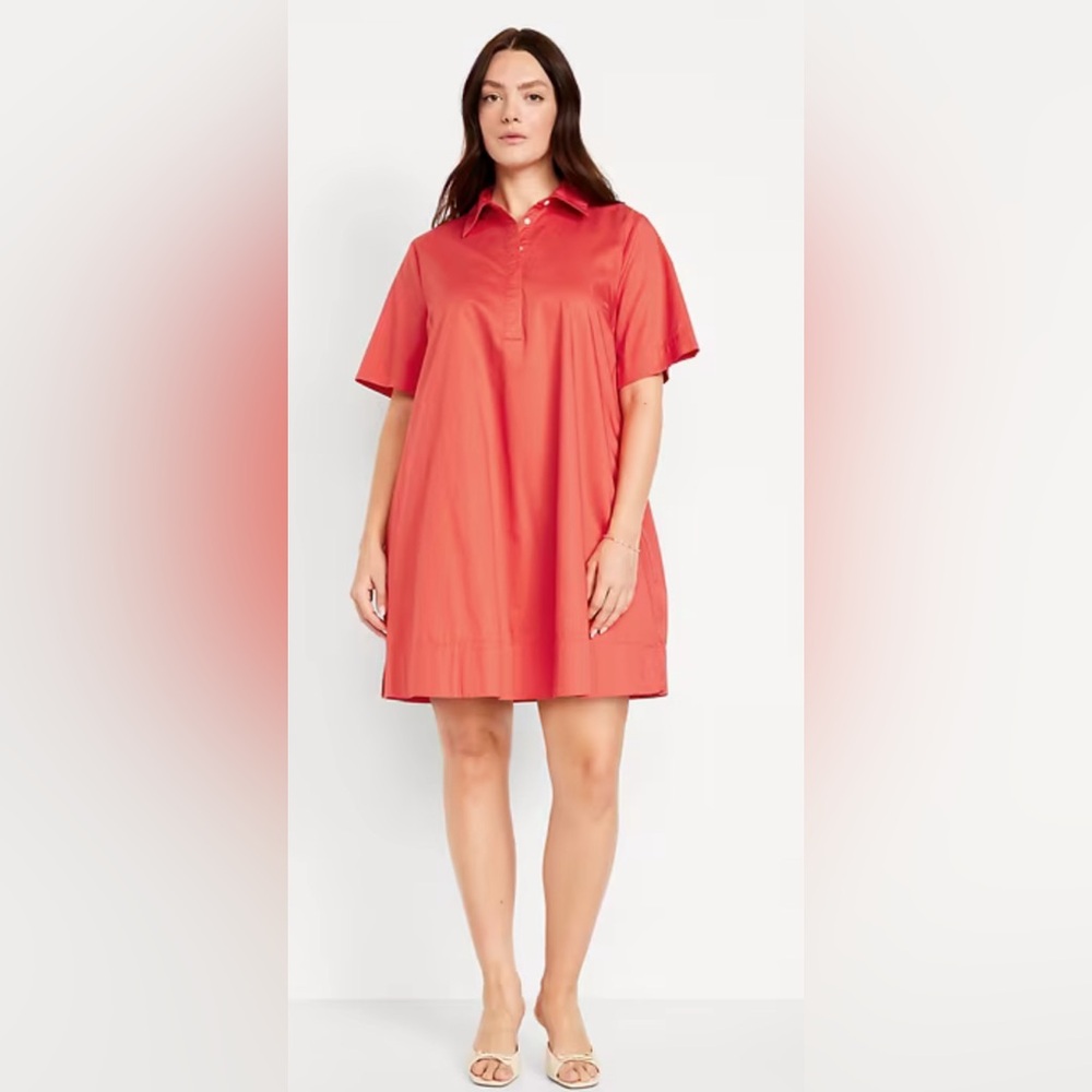 Old Navy - Mini Swing Shirt Dress